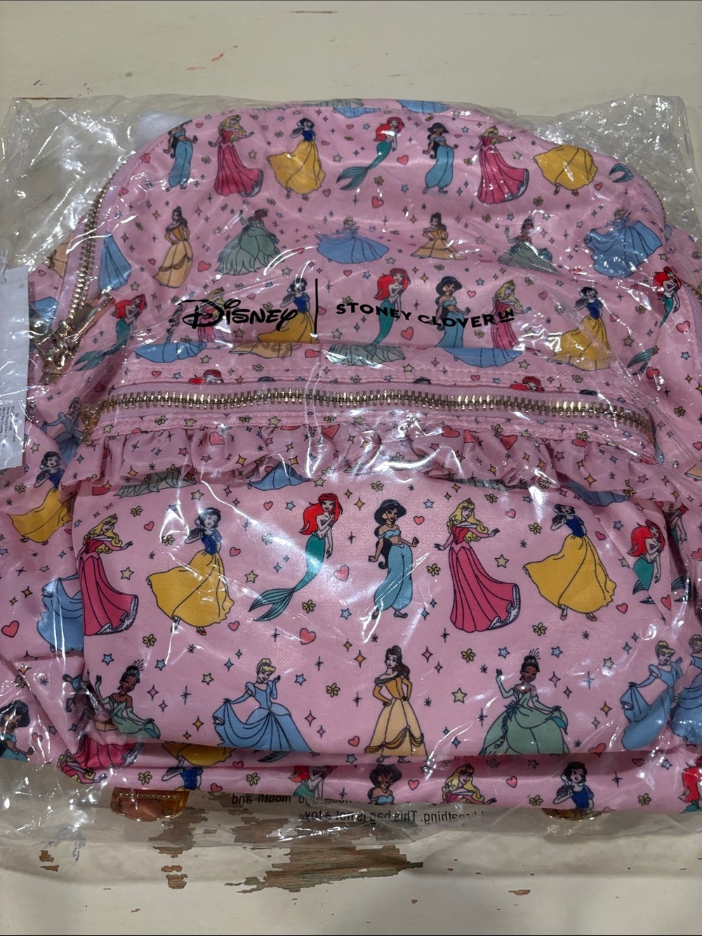 Disney x Stoney Clover Lane Princess Never Stop Dreaming Backpack SOLD OUT NWT